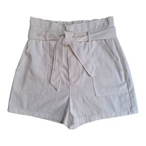BB Dakota x Steve Madden Paper Bag Shorts Natural White Medium